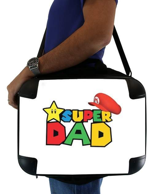  Super Dad Mario humour voor Laptoptas
