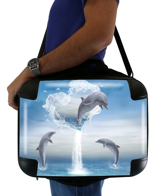  The Heart Of The Dolphins voor Laptoptas