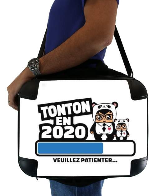  Tonton en 2020 Cadeau Annonce naissance voor Laptoptas
