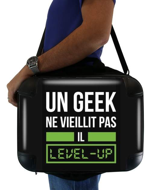  Un Geek ne vieillit pas il level up voor Laptoptas