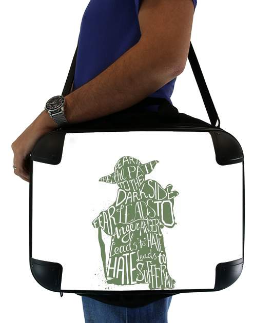  Yoda Force be with you voor Laptoptas
