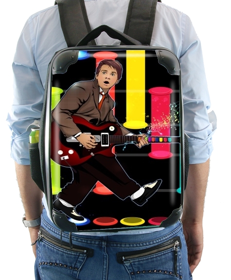  Marty McFly plays Guitar Hero voor Rugzak