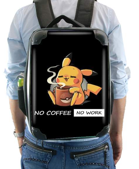 Pikachu Coffee Addict voor Rugzak