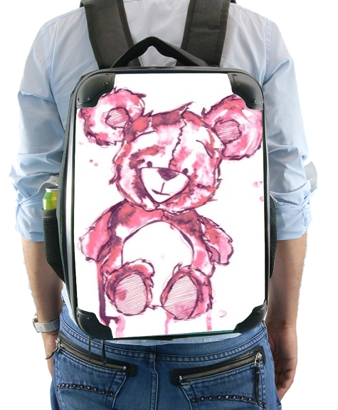  Pink Teddy Bear voor Rugzak