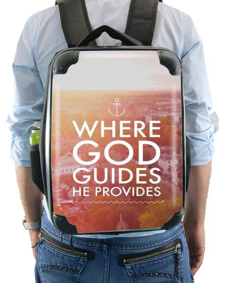  Where God guides he provides Bible voor Rugzak