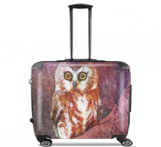  abstract cute owl voor Pilotenkoffer