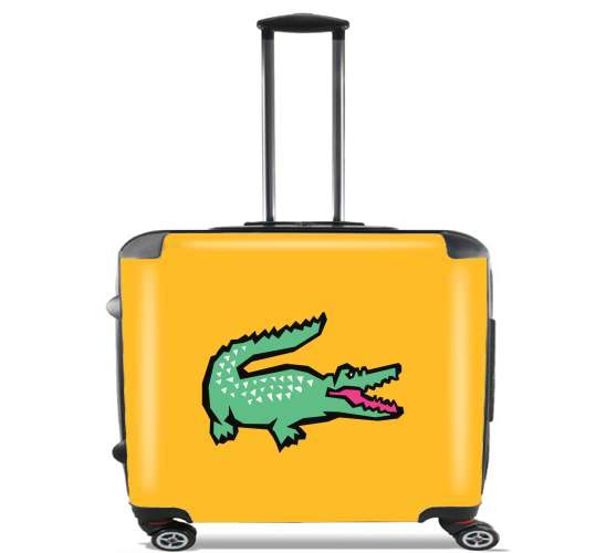  alligator crocodile lacoste voor Pilotenkoffer