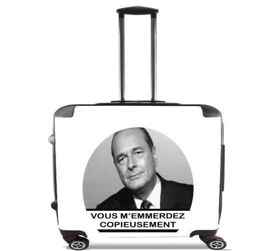  Chirac Vous memmerdez copieusement voor Pilotenkoffer