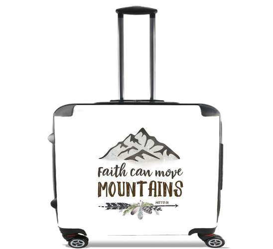  Faith can move montains Matt 17v20 Bible Blessed Art voor Pilotenkoffer