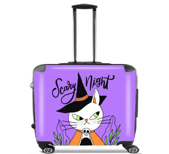  halloween cat sorcerer voor Pilotenkoffer