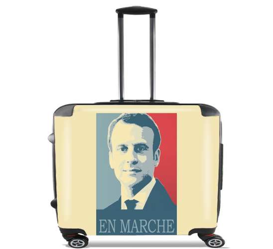  Macron Propaganda En marche la France voor Pilotenkoffer