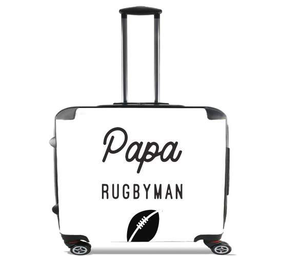  Papa Rugbyman voor Pilotenkoffer