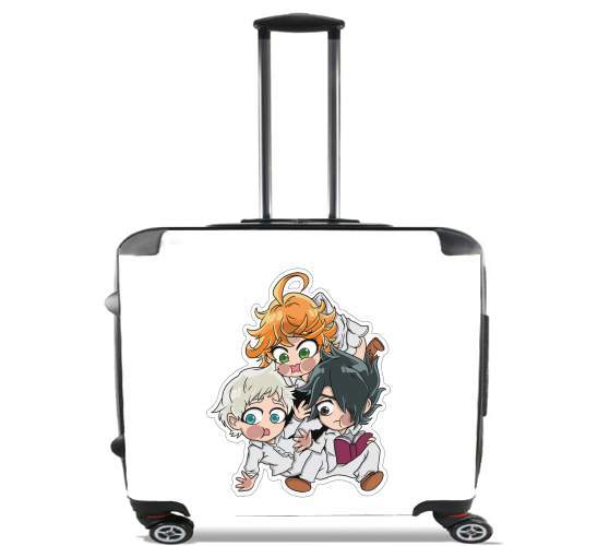  The Promised Neverland Emma Ray Norman Chibi voor Pilotenkoffer