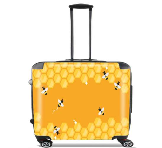  Yellow hive with bees voor Pilotenkoffer