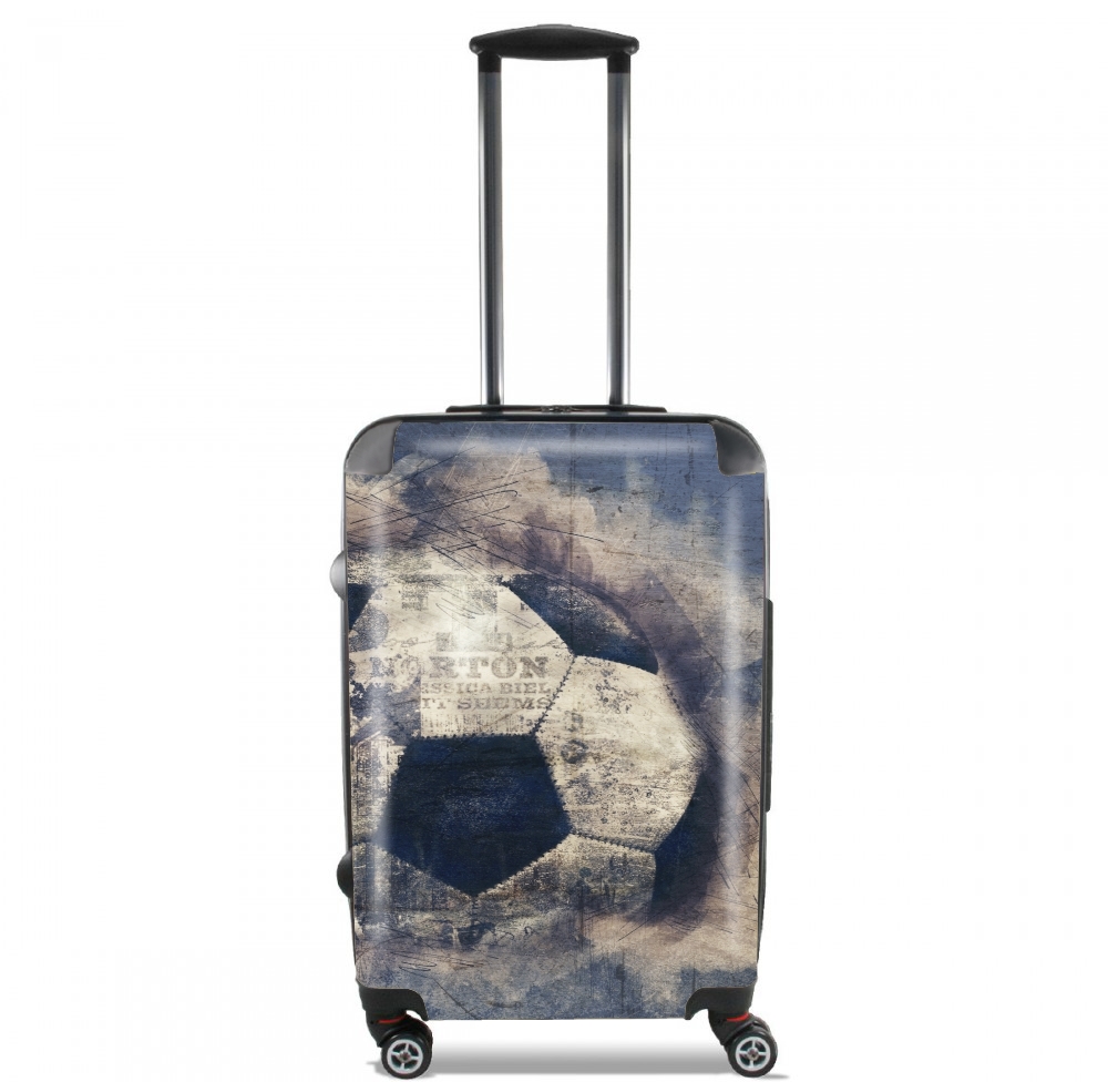  Abstract Blue Grunge Football voor Handbagage koffers