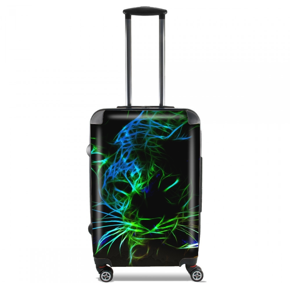  Abstract neon Leopard voor Handbagage koffers