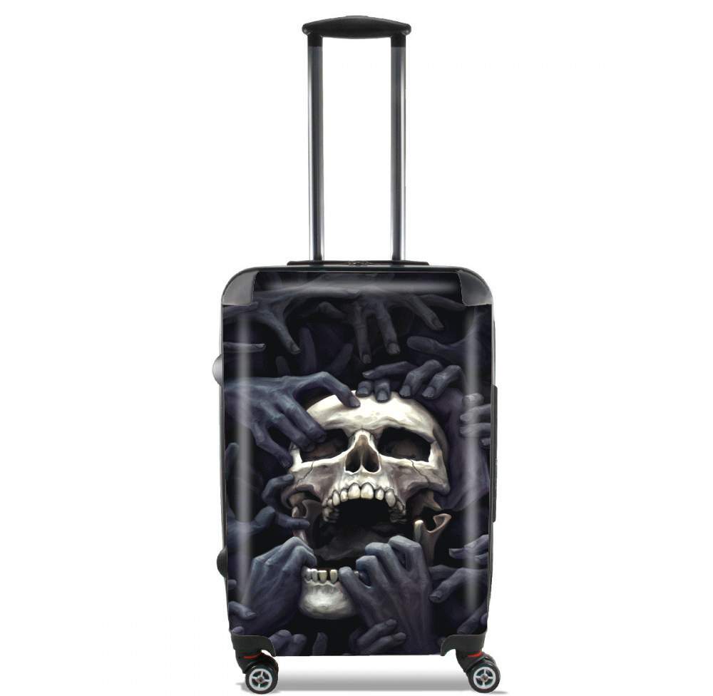  Hand on Skull voor Handbagage koffers