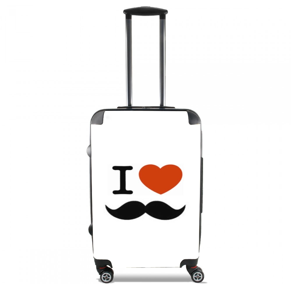  I love Moustache voor Handbagage koffers