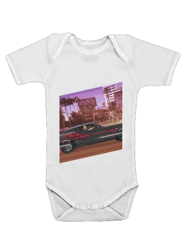  A race. Mustang FF8 voor Baby short sleeve onesies