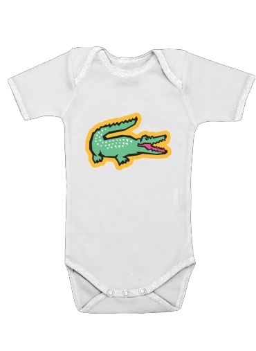  alligator crocodile lacoste voor Baby short sleeve onesies