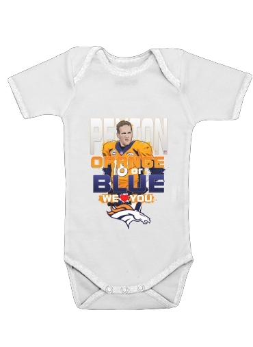  American Football: Payton Manning voor Baby short sleeve onesies