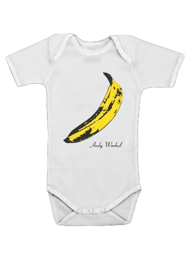  Andy Warhol Banana voor Baby short sleeve onesies