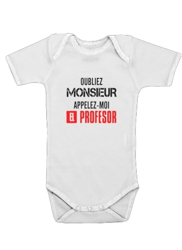 Appelez Moi El Professeur voor Baby short sleeve onesies