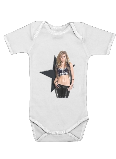  Avril Lavigne voor Baby short sleeve onesies
