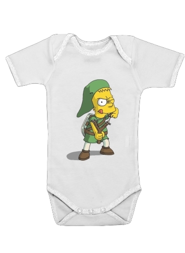  Bart X Link voor Baby short sleeve onesies