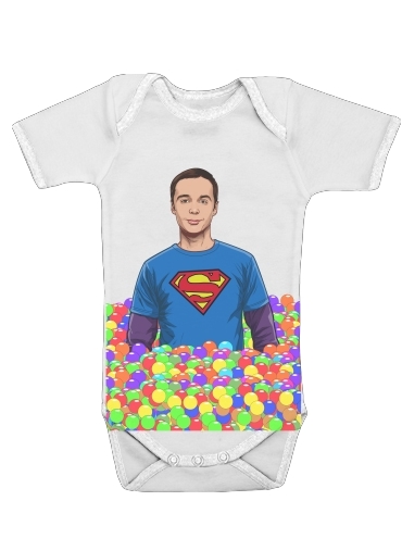  Big Bang Theory: Dr Sheldon Cooper voor Baby short sleeve onesies