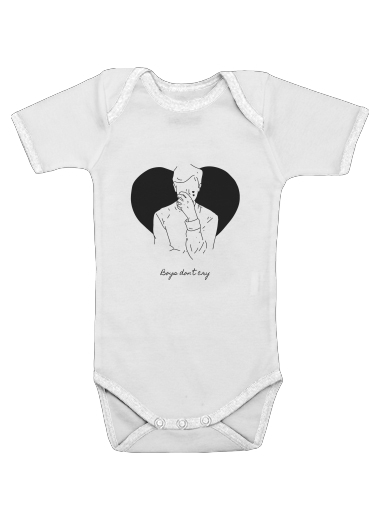  Boys dont cry voor Baby short sleeve onesies