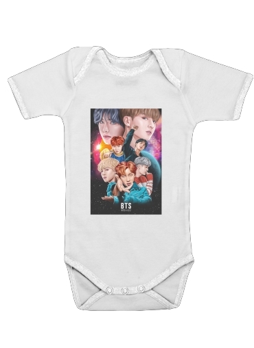  BTS DNA FanArt voor Baby short sleeve onesies