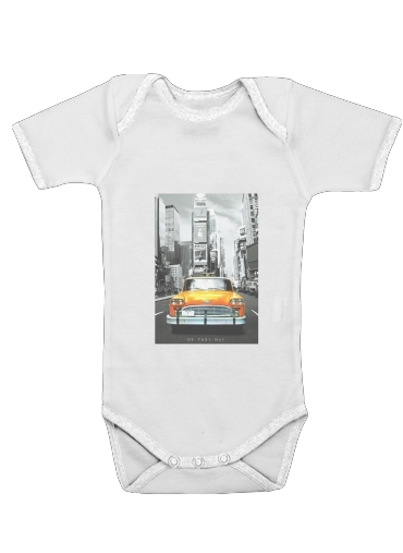  Yellow taxi City of New York City voor Baby short sleeve onesies