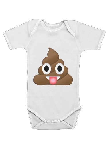  Caca Emoji voor Baby short sleeve onesies