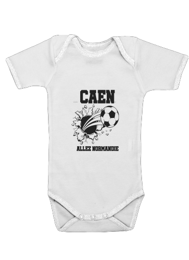  Caen Football Shirt voor Baby short sleeve onesies