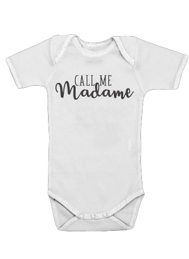  Call me madame voor Baby short sleeve onesies