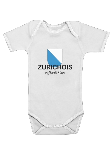  Canton de Zurich voor Baby short sleeve onesies