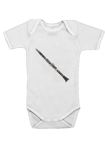  Clarinette Musical Notes voor Baby short sleeve onesies