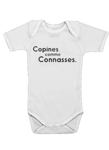  Copines comme connasses voor Baby short sleeve onesies