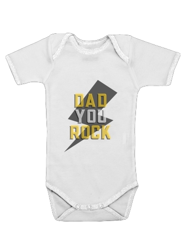  Dad rock You voor Baby short sleeve onesies
