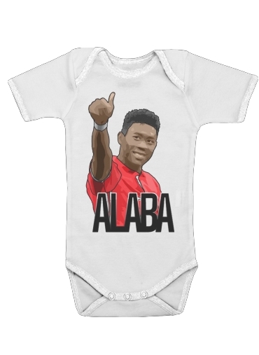  David Alaba Bayern voor Baby short sleeve onesies