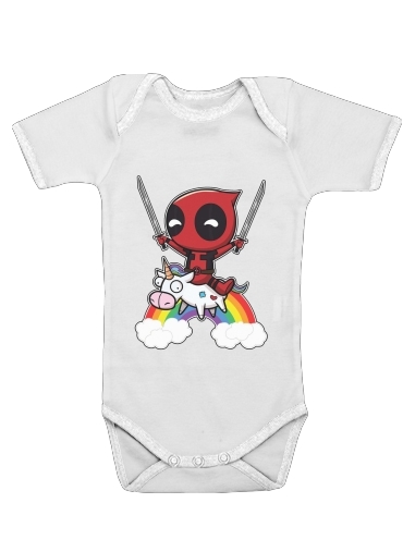  Deadpool Unicorn voor Baby short sleeve onesies