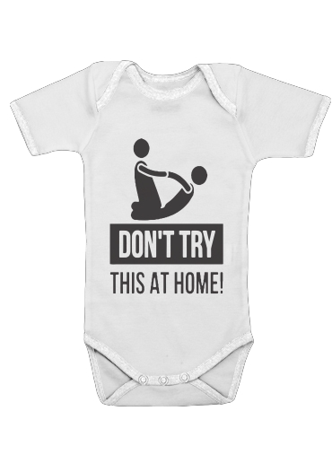  dont try it at home physiotherapist gift massage voor Baby short sleeve onesies