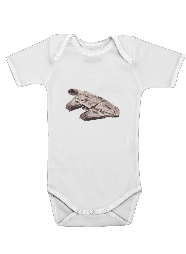  Falcon Millenium voor Baby short sleeve onesies