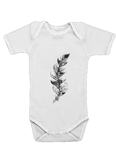  Feather voor Baby short sleeve onesies