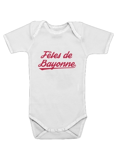  Fetes de Bayonne voor Baby short sleeve onesies