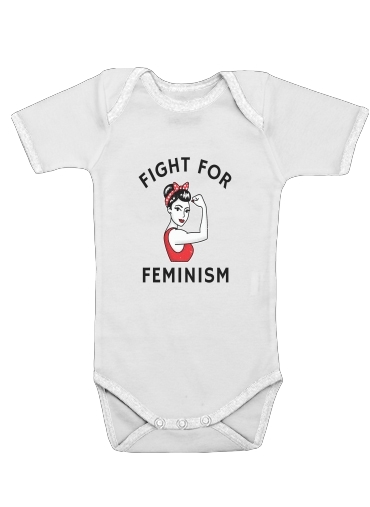  Fight for feminism voor Baby short sleeve onesies