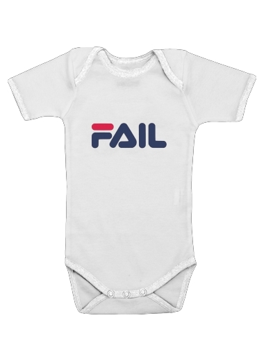  Fila Fail Joke voor Baby short sleeve onesies