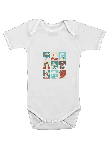  Final Pop Art voor Baby short sleeve onesies