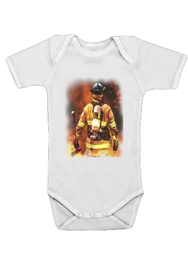 Firefighter voor Baby short sleeve onesies